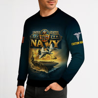 Personalized US Navy Sweatshirt JSTS03