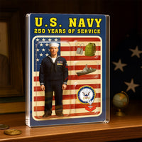 Custom Figure Traditional Sailor Uniform Acrylic Block