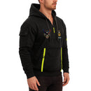 Personalized US Navy Quater Zip Hoodie JQZ05