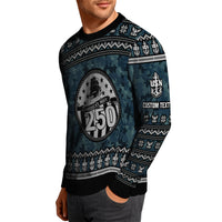Personalized US Navy Christmas Ugly Sweater JUST06
