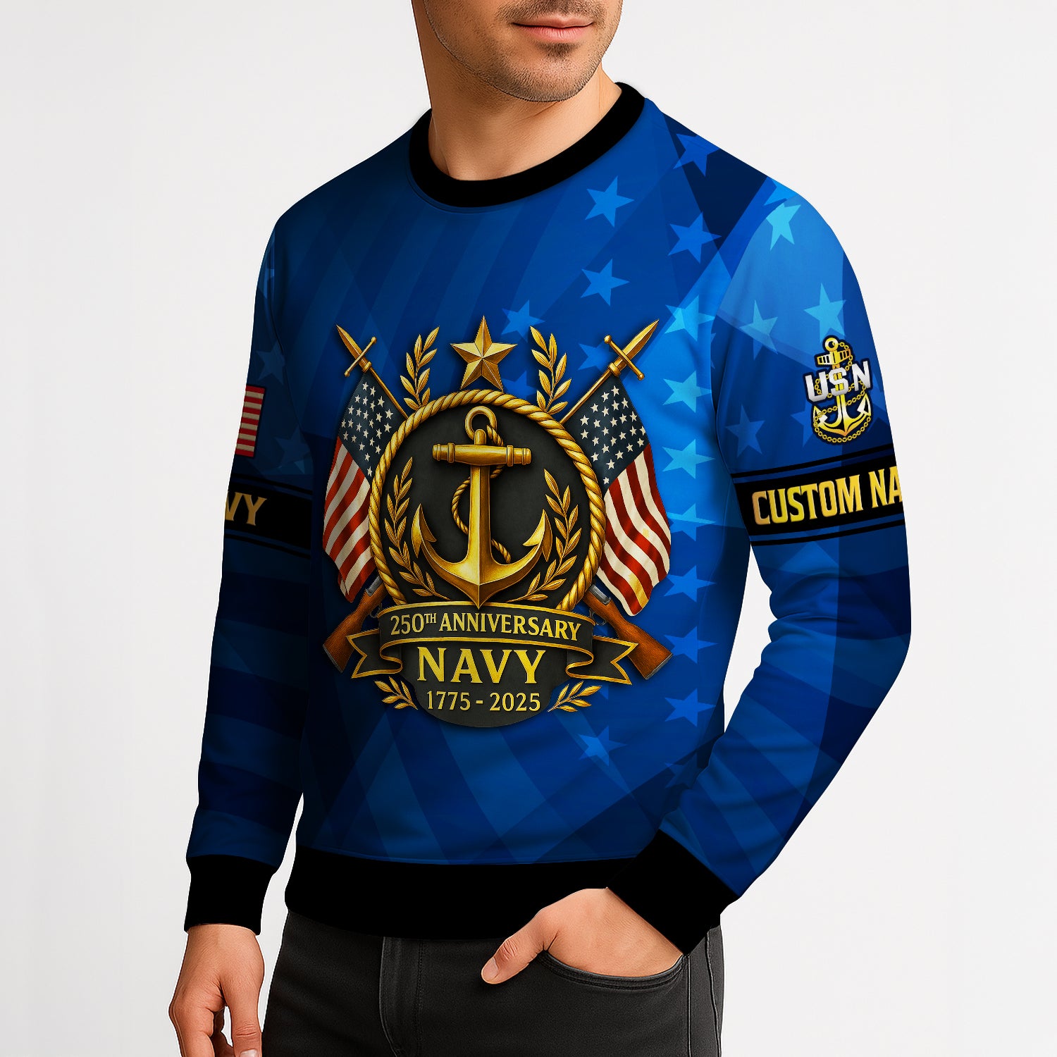 Personalized US Navy Sweatshirt JSTS02