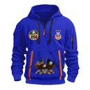 Personalized US Navy Quarter Zip Hoodie TQZ06