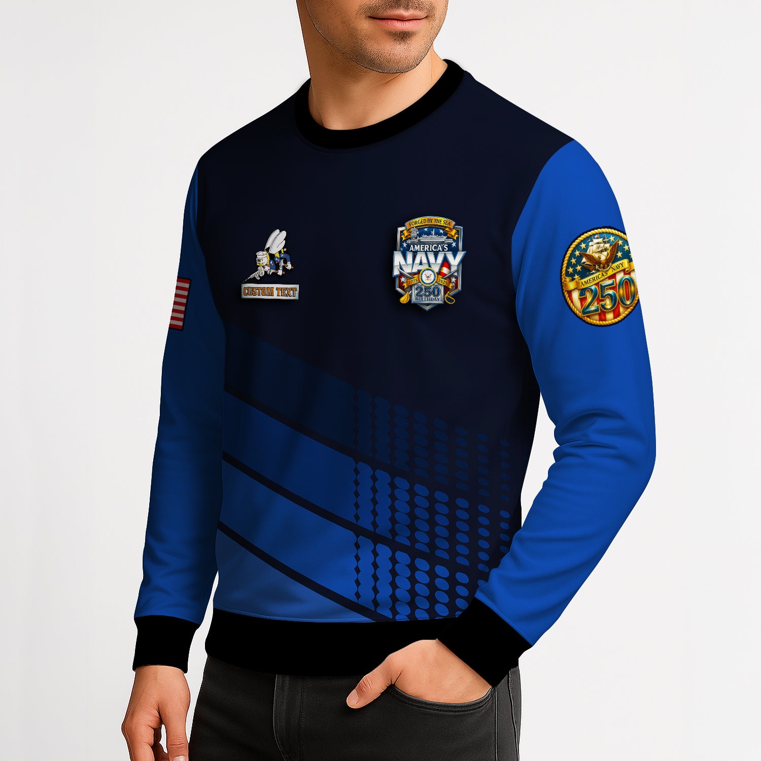 Personalized US Navy Sweatshirt JSTS01