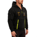 Personalized US Navy Quater Zip Hoodie JQZ04