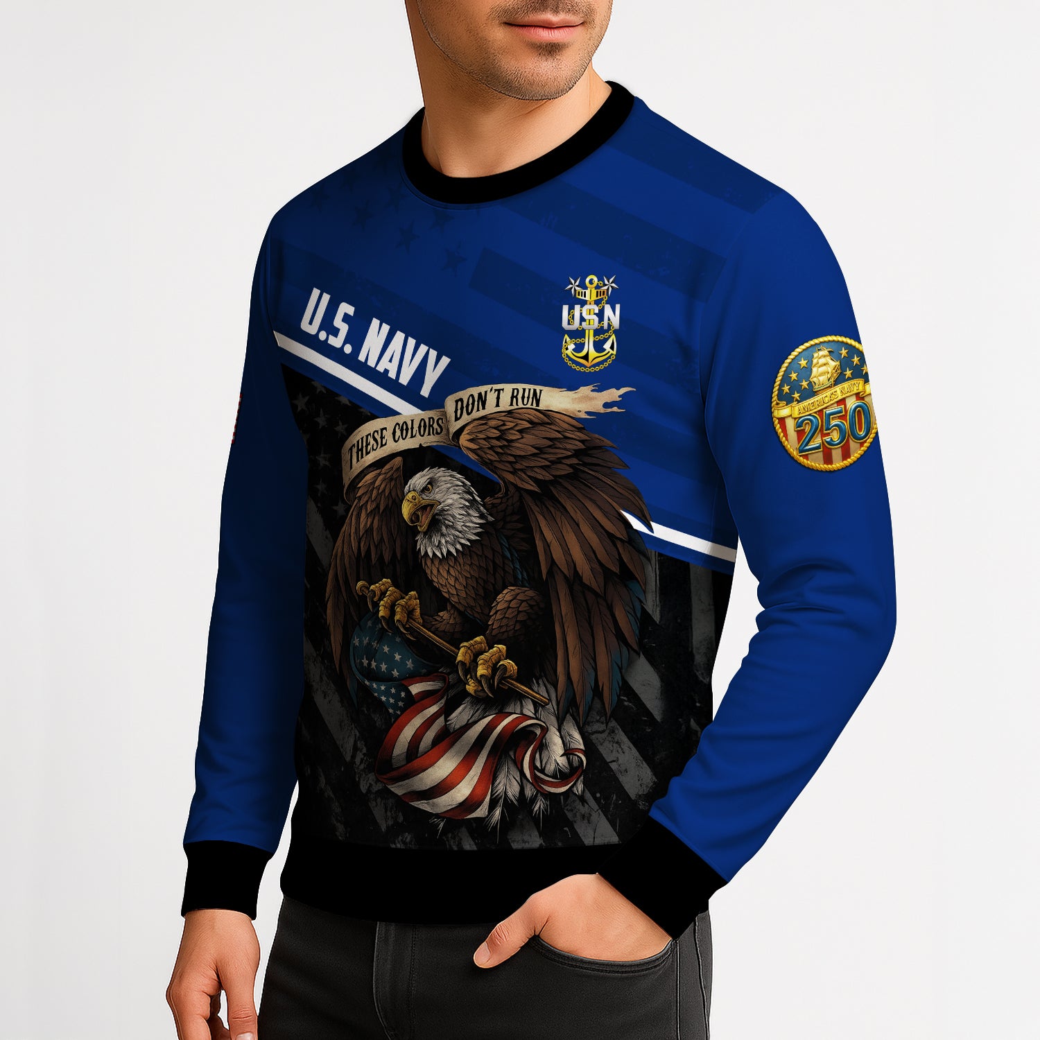 Personalized US Navy Sweatshirt TSTS01