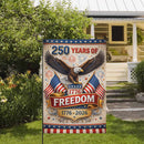 America 250 Patriotic Eagle Garden Flag 1776-2026 Freedom July 4 Decor