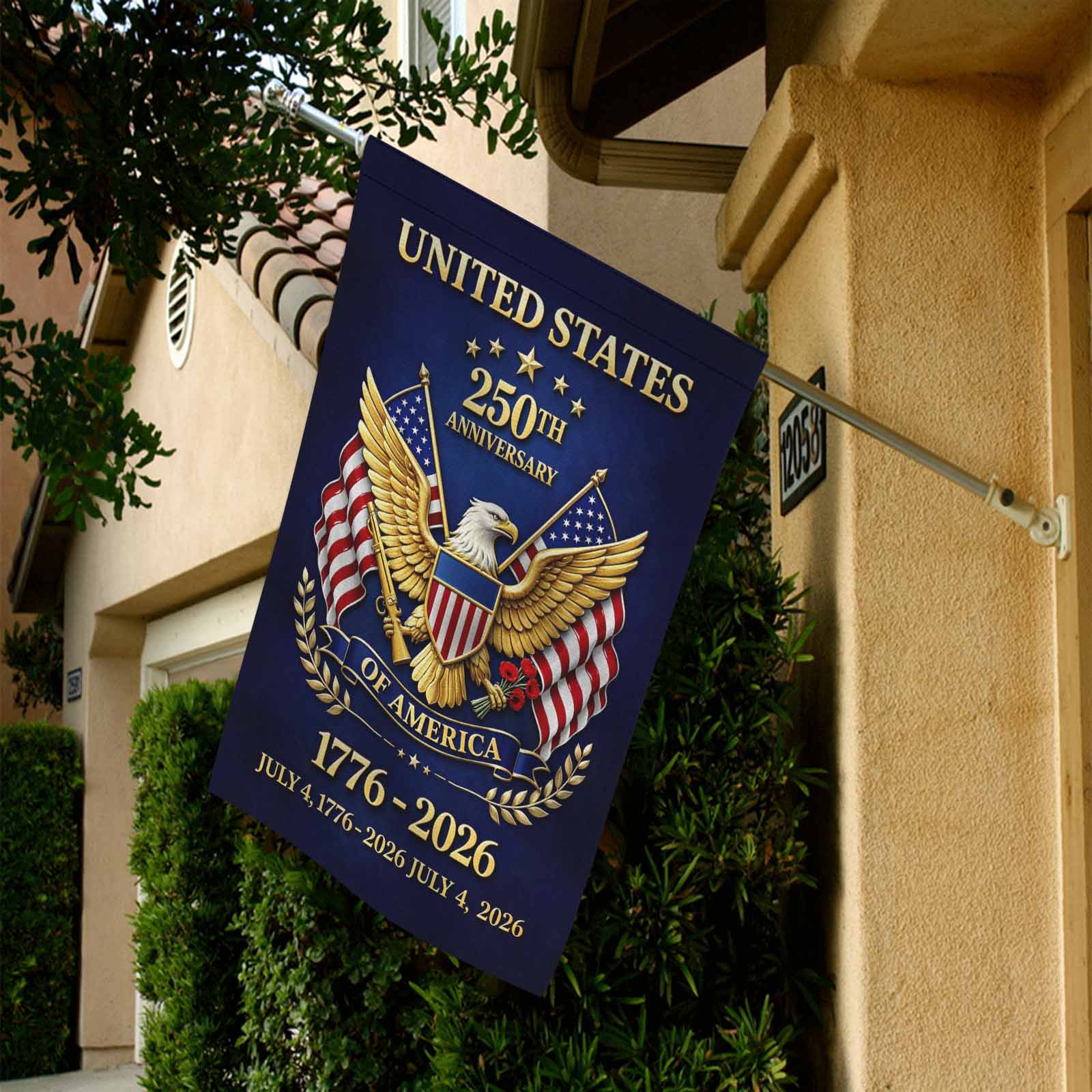 United States 250th Anniversary Garden Flag – 1776–2026 Patriotic Decor