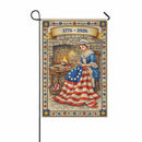 America 250 Garden Flag Betsy Ross Sewing American Flag 1776-2026 Patriotic Yard Decor