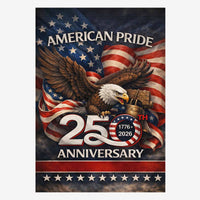 American Pride 250th Anniversary House Flag Patriotic Eagle USA 1776-2026 Independence Banner