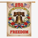 America 250 House Flag ΓÇô 1776ΓÇô2026 Independence Day Freedom Flag