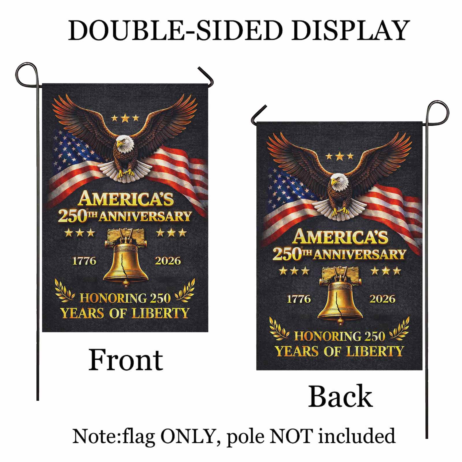 250 Years of Liberty Garden Flag – America’s 250th Anniversary 1776–2026