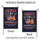 4th of July America 250 Garden Flag Independence Day Patriotic Eagle 1776-2026