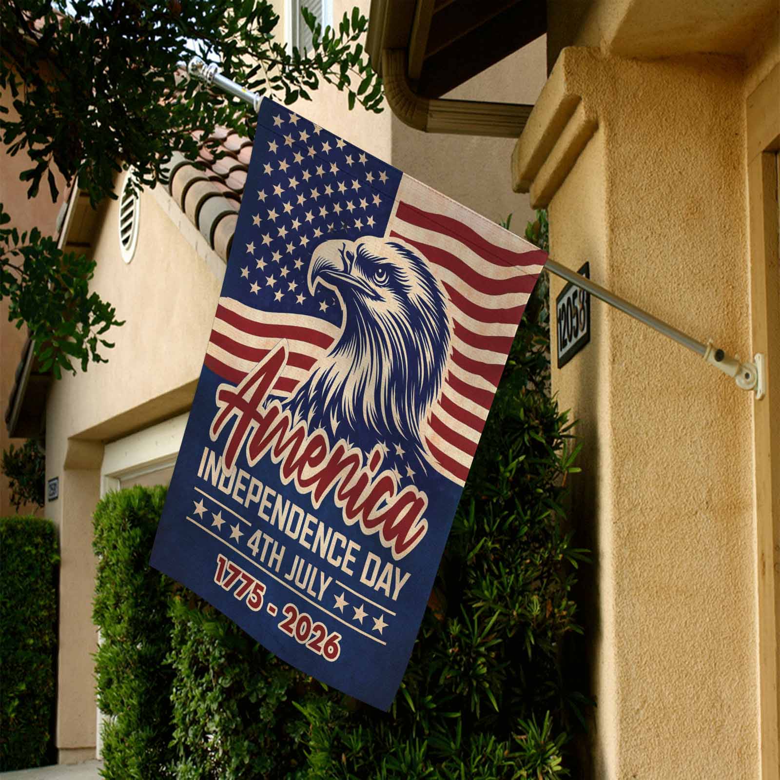 4th of July 250th Anniversary Garden Flag – 1776–2026 Independence Day Decor
