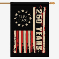 America 250 House Flag – Vintage 1776–2026 Patriotic 250 Years Flag
