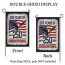 250 Years of America Garden Flag July 4th 1776–2026 Patriotic Decor