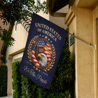Christian America 250 Garden Flag – We The People 1776–2026 Patriotic Decor