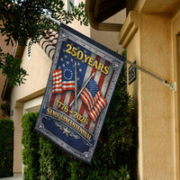 250 Years Semiquincentennial Garden Flag – 1776–2026 Patriotic Decor