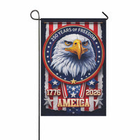 America 250 Garden Flag – Patriotic Eagle Emblem 1776–2026 Anniversary