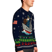 US Navy Christmas Ugly Sweater