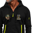 Personalized US Navy Quater Zip Hoodie JQZ01