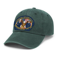 United Stetes Navy 250th Anivesary Premium Washed Denim Cap
