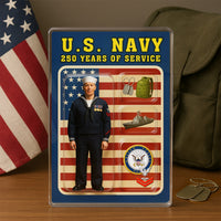 Custom Figure Traditional Sailor Uniform Acrylic Block