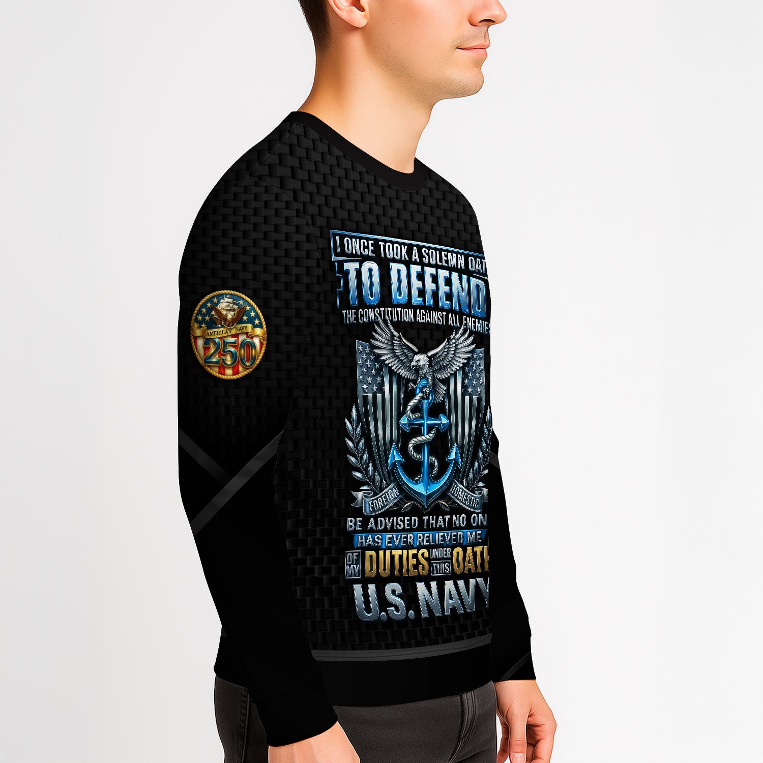 Personalized US Navy Sweatshirt JSTS10