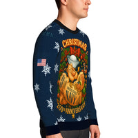 US Navy 250th Anniversary Christmas Ugly Sweater