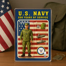 Custom Camouflage Acrylic Plaque with Photo, Name & Rank