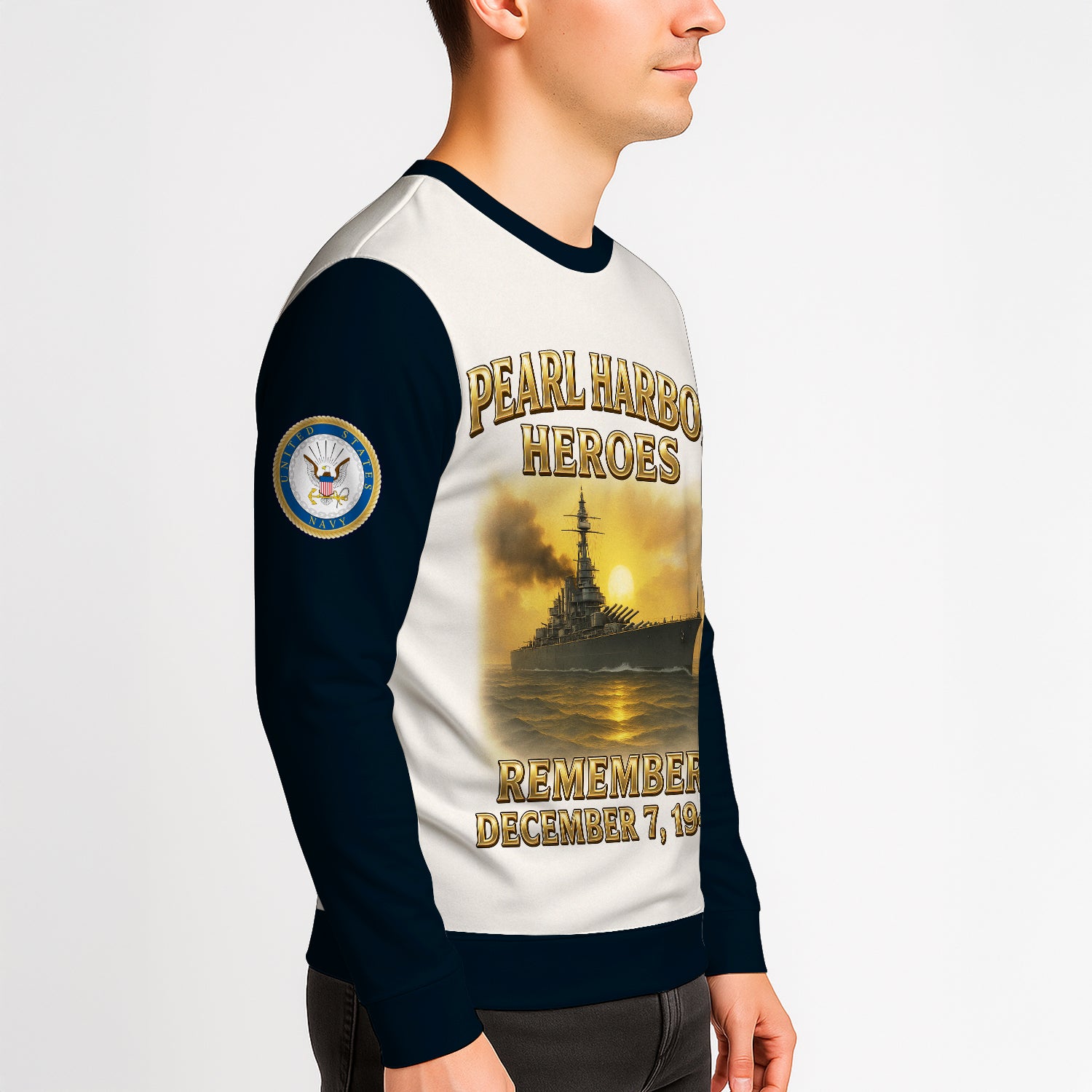 Personalized US Navy Sweatshirt JSTS04