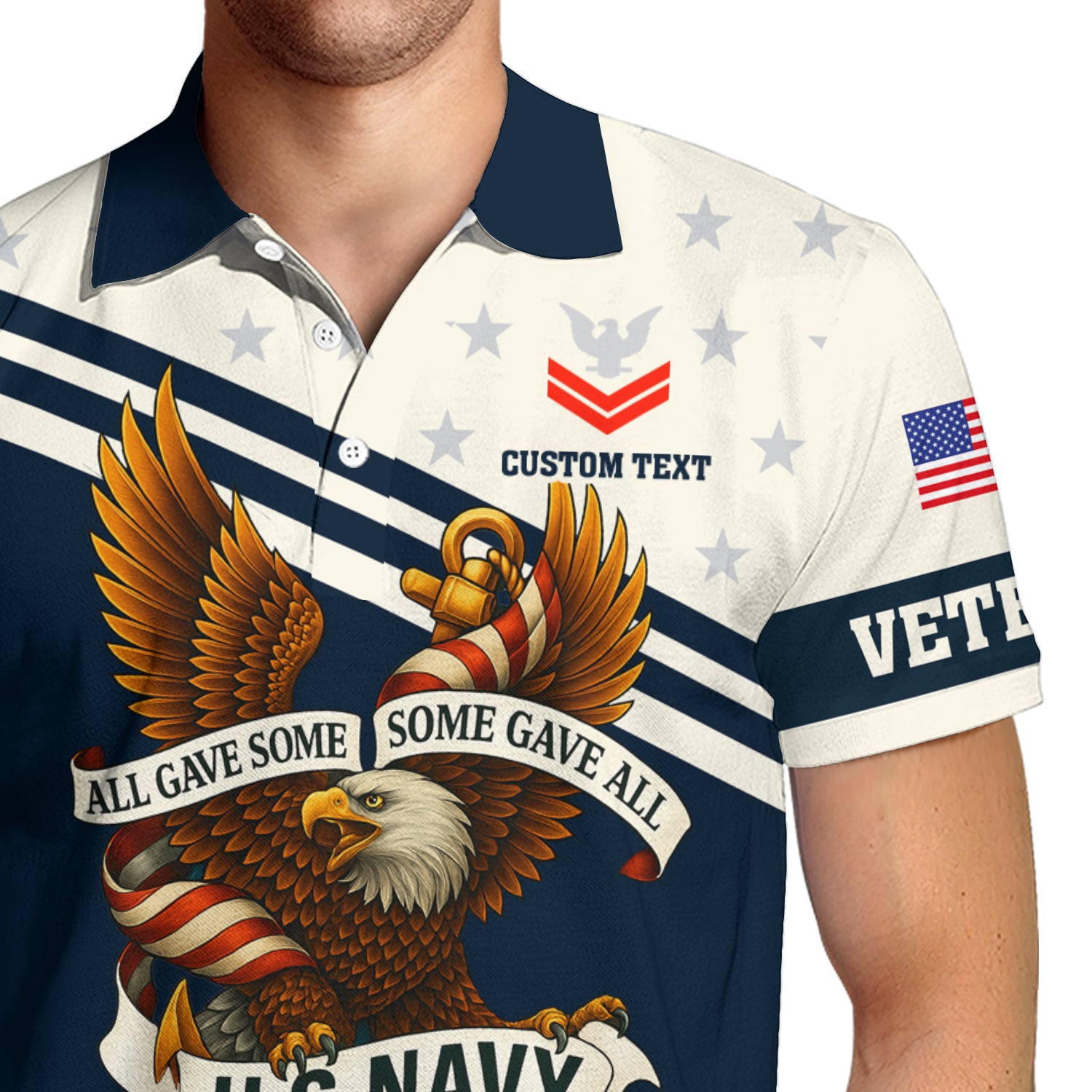 US Navy Veteran Polo Shirt – All Gave Some, Some Gave All Polo Shirt