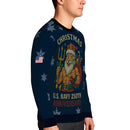 US Navy 250th Anniversary Christmas Ugly Sweater