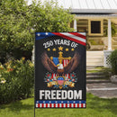 America 250 Garden Flag 250 Years of Freedom Patriotic Eagle Cross 1776-2026 Decor