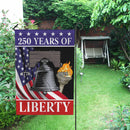 250 Years of Liberty Garden Flag – America 250 Liberty Bell Flag 1776–2026