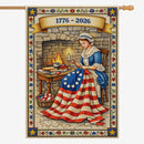 America 250 House Flag Betsy Ross Patriotic Colonial American Flag Outdoor Decor