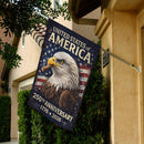 USA 250th Anniversary Garden Flag 1776–2026 Patriotic Eagle Decor