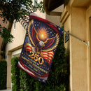 250 Years of American Independence Garden Flag 1776–2026 Patriotic Eagle USA