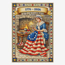 America 250 House Flag Betsy Ross Patriotic Colonial American Flag Outdoor Decor