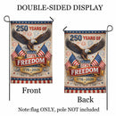 America 250 Patriotic Eagle Garden Flag 1776-2026 Freedom July 4 Decor