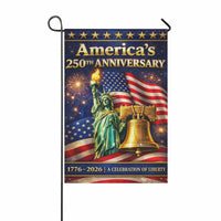 America 250th Anniversary Garden Flag – 1776–2026 Celebration of Liberty