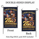 American Pride 250th Anniversary Garden Flag – Patriotic Eagle 1776–2026 USA Yard Decor