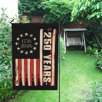 America 250 Garden Flag – Vintage 1776–2026 Patriotic Betsy Ross 250 Years