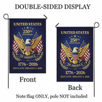 United States 250th Anniversary Garden Flag – 1776–2026 Patriotic Decor