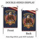 America 250 Garden Flag – 250 Years of Freedom Bald Eagle Crest 1776–2026