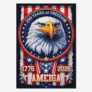 America 250 House Flag ΓÇô 1776ΓÇô2026 Patriotic Eagle Anniversary Flag