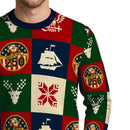 US Navy 250 America Christmas Ugly Sweater