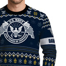 Personalized US Navy Christmas Ugly Sweater UST004