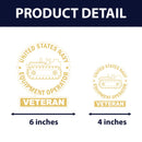 US Navy Veteran Custom Ranks/Insignia Stickers