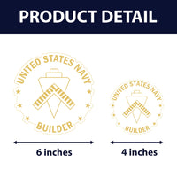 Custom US Navy Ranks/Insignia Stickers