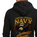 Personalized US Navy Quater Zip Hoodie JQZ04